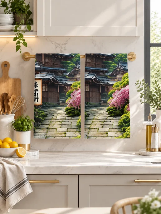 Полотенце кухонное для посуды и рук быстросохнущее, 40x60 см, фото 4