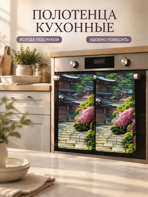 Полотенце кухонное для посуды и рук быстросохнущее, 40x60 см, фото 7