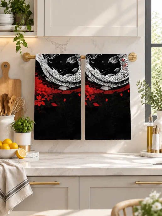Полотенце кухонное 40х60 см впитывающее, 40x60 см, фото 4