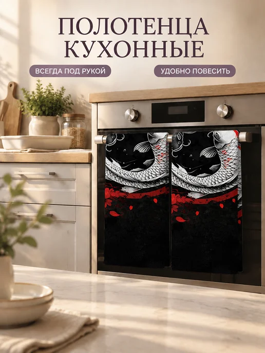 Полотенце кухонное 40х60 см впитывающее, 40x60 см, фото 7