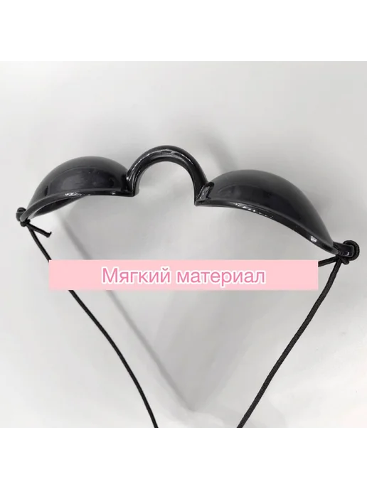 Очки для солярия, косметические, многоразовые защитные очки, черный, фото 4