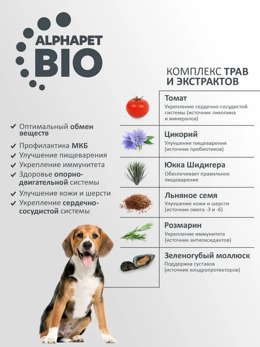Сухой корм AlphaPet WOW Медиум Сердцем… для собак, взрослые, говядина, 7,1 кг, фото 6