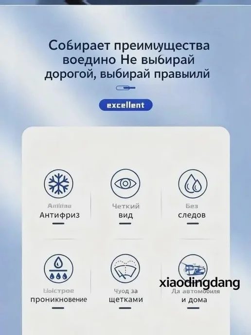 Таблетки стеклоомывателя 200 шт, автоочиститель для лобового, 200 шт, фото 5