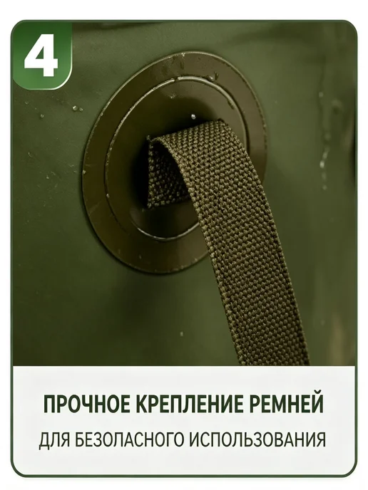 Ведро складное ПВХ, 10 20 л, туристическое для походов, 20 л, фото 5