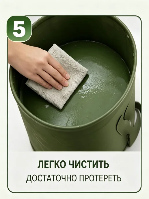 Ведро складное ПВХ, 10 л, туристическое для походов, 10 л, фото 6