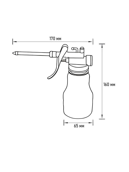 HARDEN Масленка-нагнетатель 250ml, гибкий наконечник, 250 мл, фото 3
