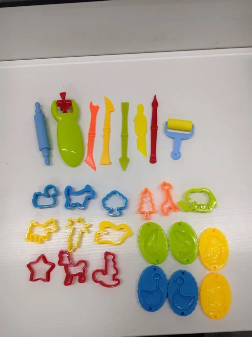 26pcs Набор форм для пластилина фигурки и инструменты, для, 26 шт, фото 8