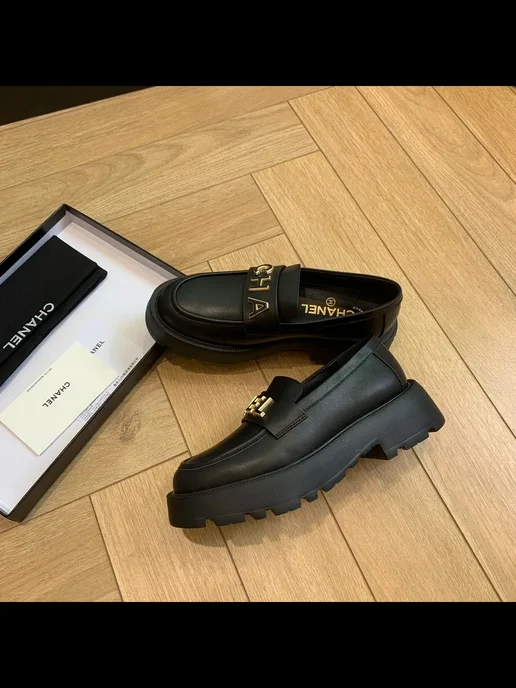 Chanel Модные мокасины, вариант, фото 2
