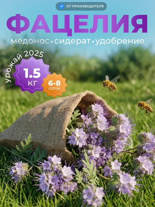 Фацелия сидерат семена, вариант
