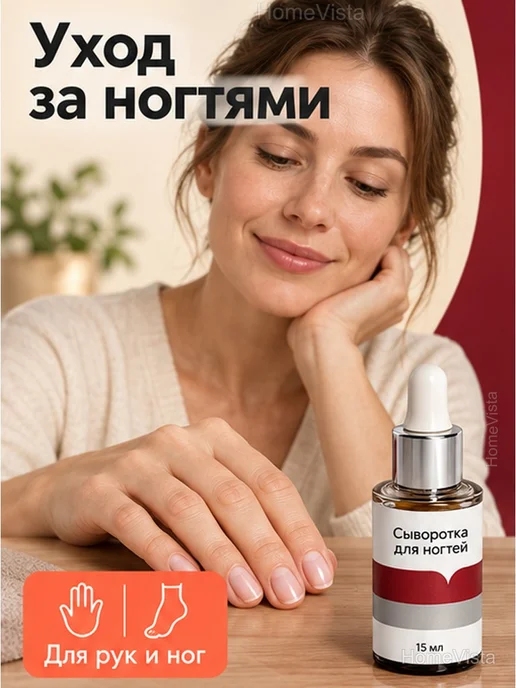 Сыворотка для укрепления ногтей рук и ног, 15 мл, 15 мл, фото 2
