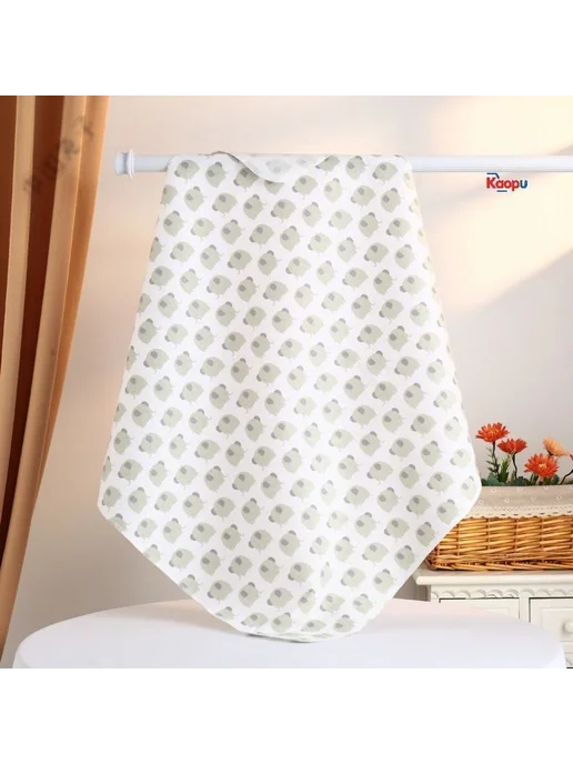 Фланелевые пеленки хлопковые 76x76 см, 4 шт, 76x76 см, 4 шт, фото 5