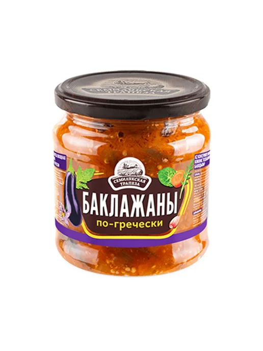 Закуска овощная "Баклажаны погречески", Семилукский, 4 шт. г, 4 шт, фото 3
