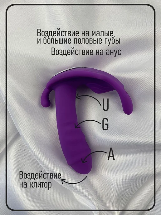 Вибратор, фиолетовый, фото 7