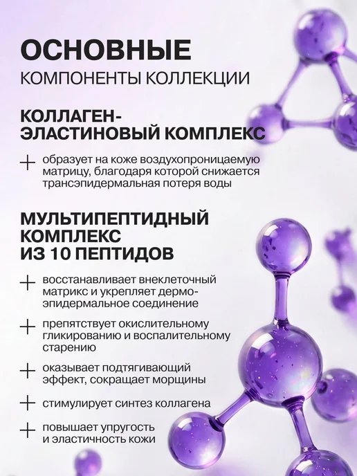 Подарочный набор для лица Коллаген Пептид ПРО и, вариант, фото 6