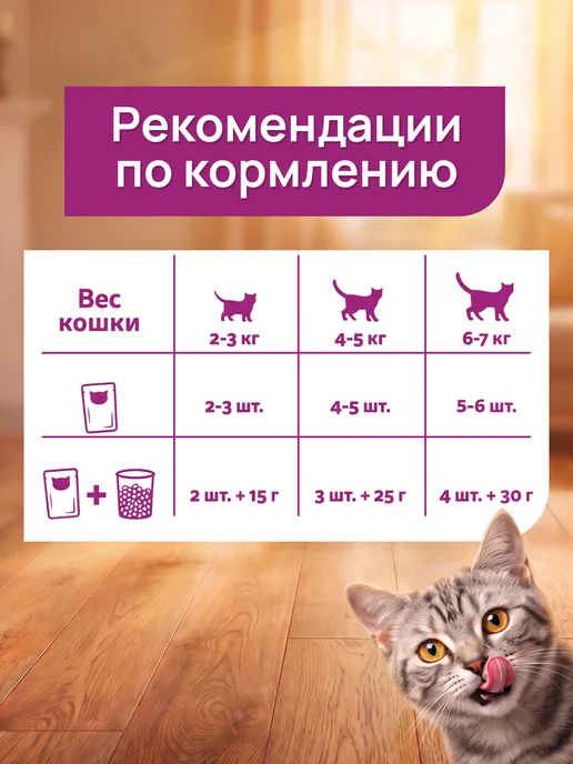 WHISKAS Влажный корм для кошек 28 шт форель и лосось в желе, 28 шт, фото 4