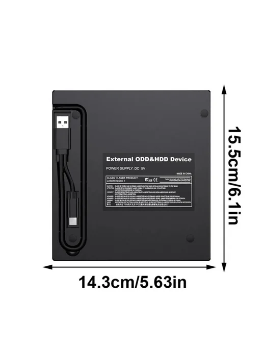 Внешний DVD-привод USB 3.0 портативный, вариант, фото 4