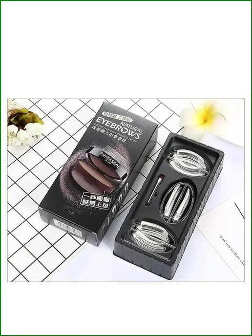 Штамп для бровей с шаблонами многоразовые трафареты для симм, вариант, фото 6