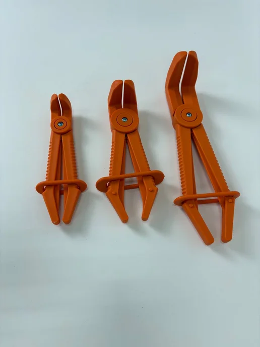 Зажимы для шлангов патрубков 11-60мм набор 3 предмета, вариант, фото 8
