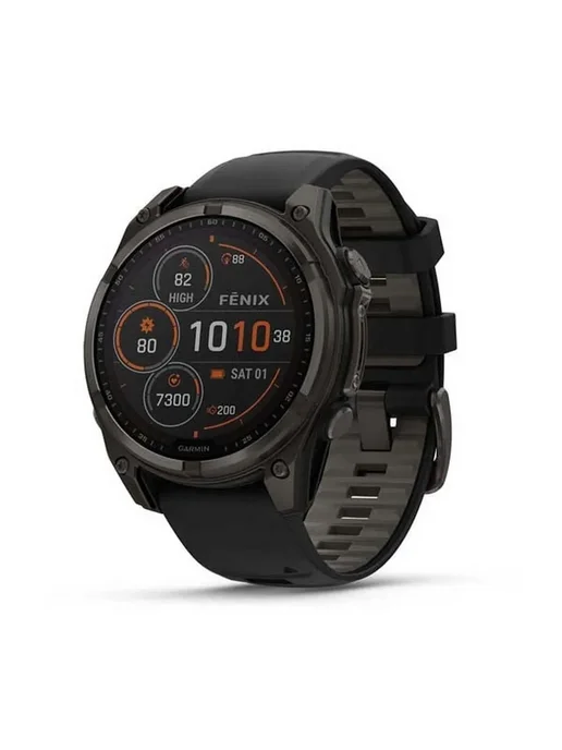 Garmin Умные часы fenix 8 47mm Solar Sapphire, Carbon Gray, серый, фото 3