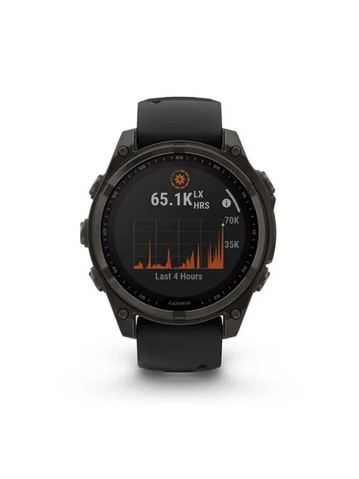 Garmin Умные часы fenix 8 47mm Solar Sapphire, Carbon Gray, серый, фото 5