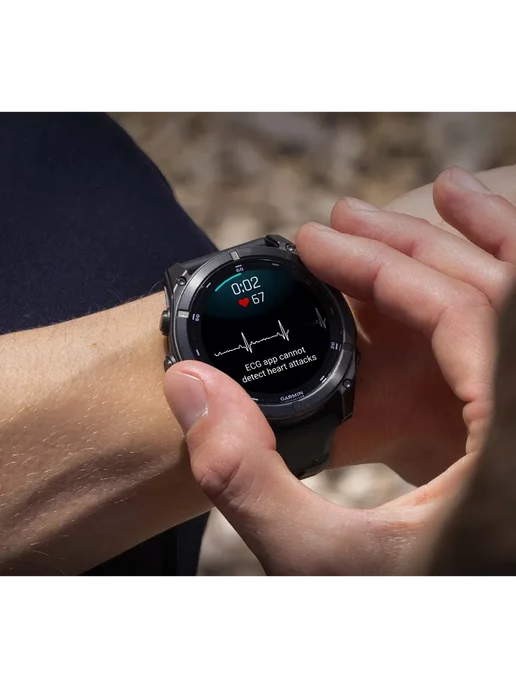 Garmin Умные часы fenix 8 47mm Solar Sapphire, Carbon Gray, серый, фото 8