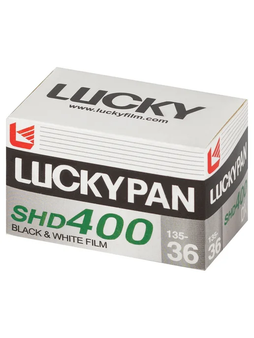 LUCKY Фотопленка черно-белая SHD400 120, черный, фото 2