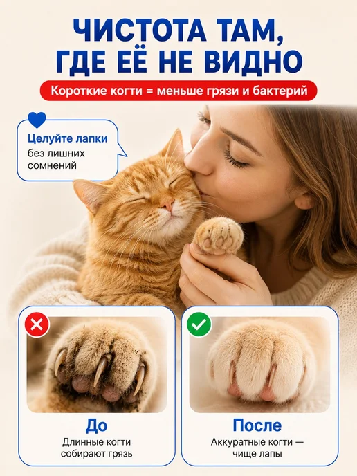 Когтерезка для кошек с подсветкой и ограничителем, ножницы и, бежевый, фото 7