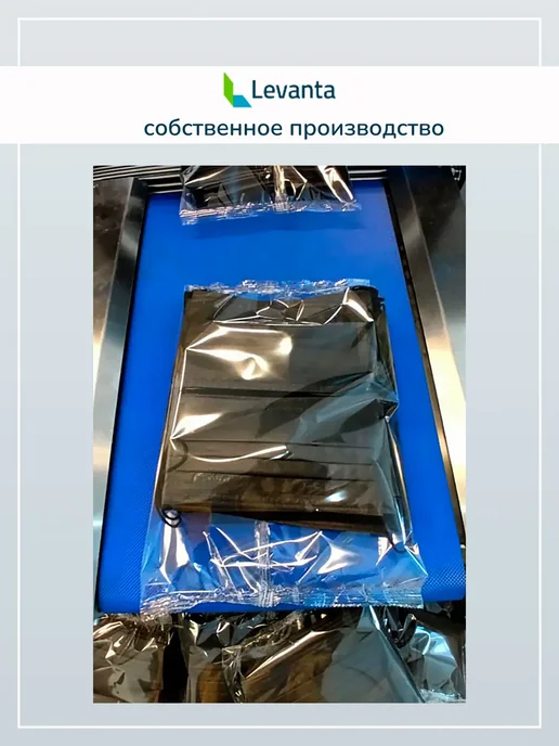 Маски медицинские одноразовые плотные четырехслойные, черный, фото 6