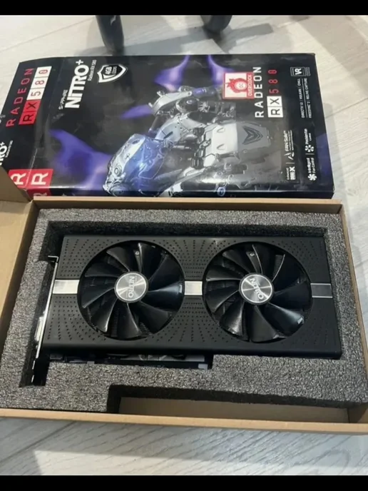 AMD Видеокарта Radeon RX 580 8Gb GDDR5 (RX580 8 Гб), rx580 видеокарта, фото 2