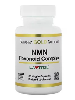 California Gold Nutrition Комплекс витаминов NMN, 60 растительных капсул