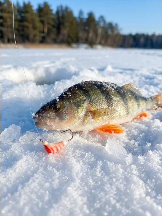 FishDog Мормышки для зимней рыбалки с фосфорной пяткой 5 штук, черный, фото 2