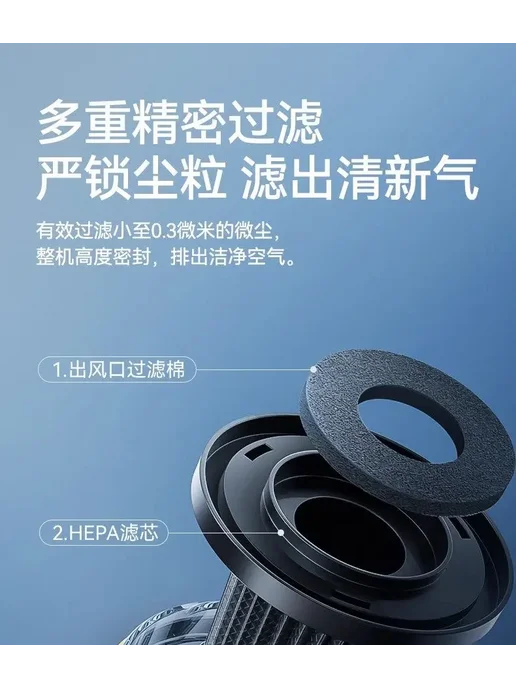 HAOYUNMA USB-пылесос-стерилизатор Konka 2-в-1 для дома 100В-240В, ви, 220В, 240В, черный, фото 7