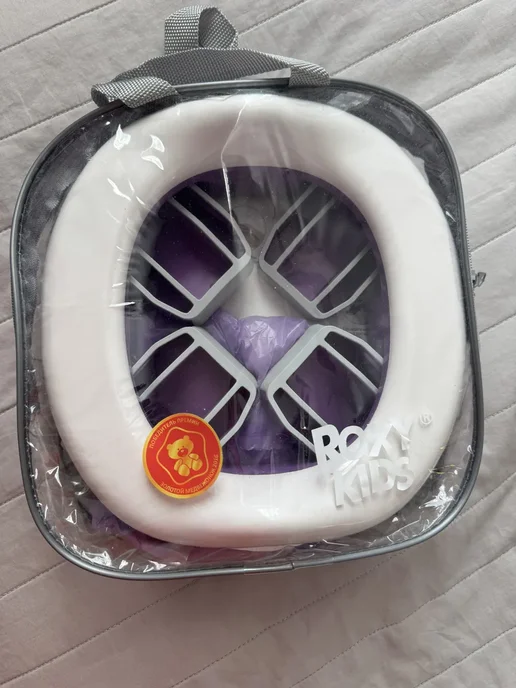 ROXY-KIDS Горшок детский Горшок дорожный складной и насадка на унитаз…, фиолетовый