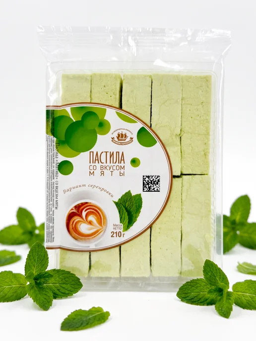 КФ Кронштадтская Пастила со вкусом Мяты 210 гр, 210 г, фото 2