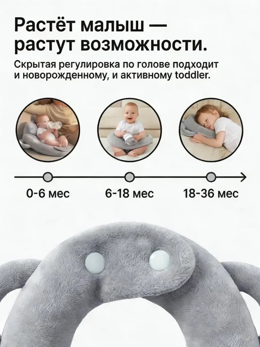 Держатель для бутылочки, серый, фото 8