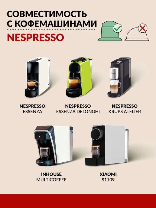 Набор кофе в капсулах Irish Cream, Миндаль, Кокос формата от, бежевый, фото 7