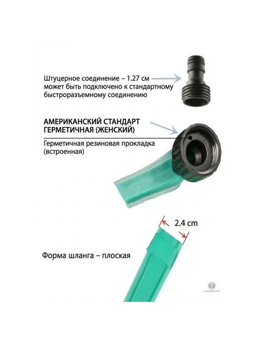 Капельная лента с микроразбрызг. для полива и тумана, 100 м, 100 м, фото 3