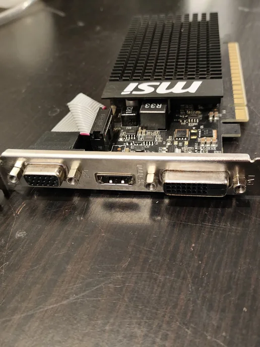 Видеокарта MSI gt710 1 gb ddr3, 1 ГБ, фото 2