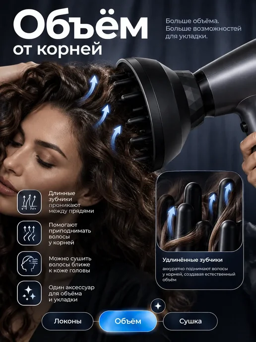 Диффузор для фена универсальный, вариант, фото 2