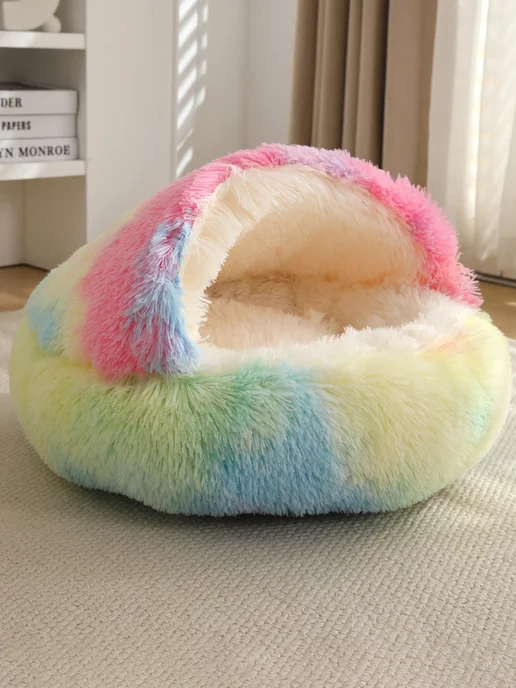 Лежанка для кошек и собак Радужный 40cm, синий, фото 2