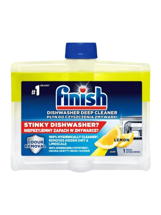 Очиститель для посудомоечной машины Finish лимон, Польский, вариант, фото 7