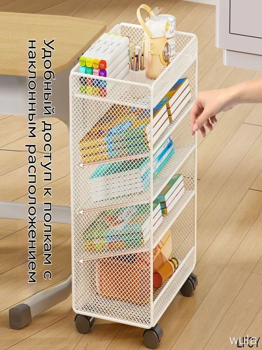 Съемный стеллаж для хранения 5 секций, 50×30×20 см, металл, 50x30x20 см, фото 3