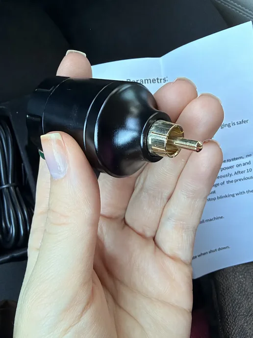 Madcase Блок питания для тату машинки RCA, черный