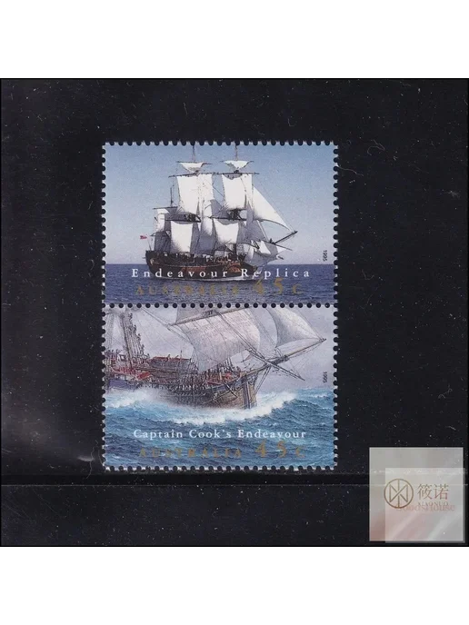 Коллекционные марки с парусниками, 1995 г, 2 шт, 2 шт, фото 2