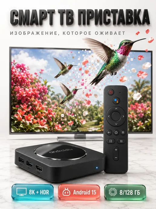 OPENWATCH Смарт ТВ приставка с Wi-Fi Андроид, вариант