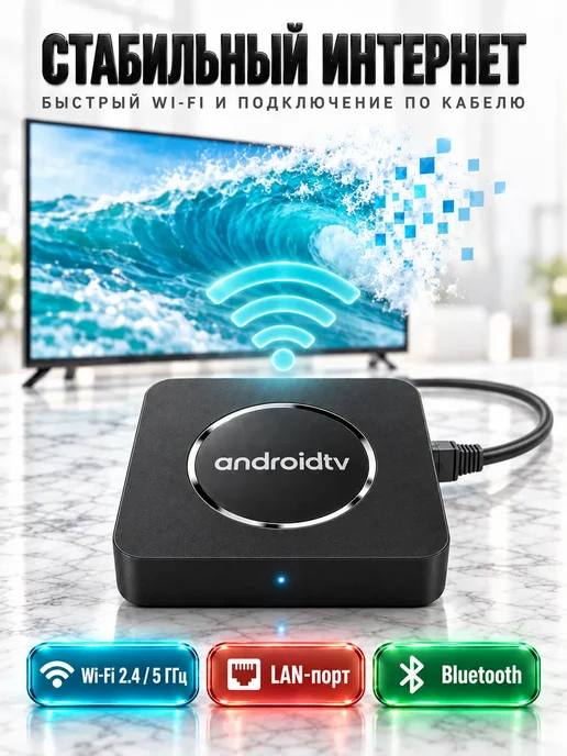 OPENWATCH Смарт ТВ приставка с Wi-Fi Андроид, вариант, фото 6