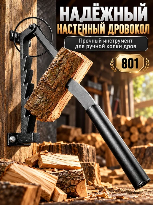 Ручной дровокол из углеродистой стали, вариант
