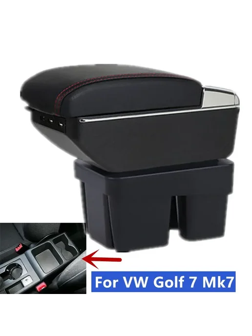 HuangZM Для VW Golf 7 Mk7 центральный ящик для хранения с USB-порто, вариант, фото 3
