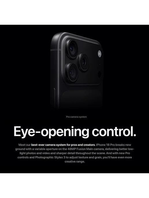Смартфон Apple iPhone 18 Pro 512 ГБ, цвет не указан, фото 5