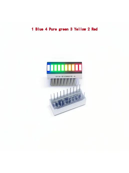 kyxdigitaltube LED дисплей 10 шт. многоцветный 10 сегментов, 10 шт, фото 5